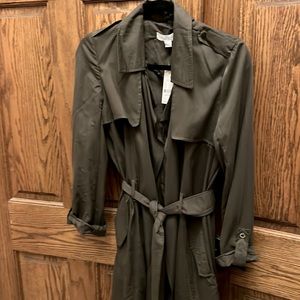 NY&CO Lightweight Belted Coat Sz Medium